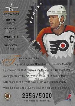 1995-96 Leaf Limited - Stars of the Game #2 Eric Lindros Back