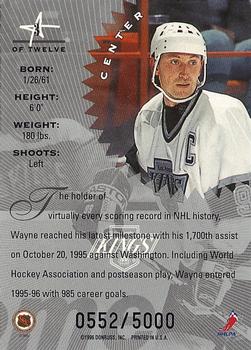 1995-96 Leaf Limited - Stars of the Game #3 Wayne Gretzky Back