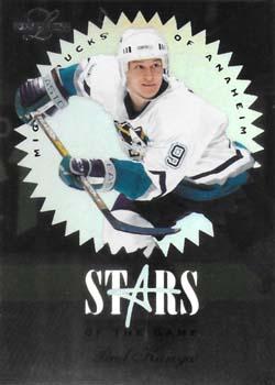 1995-96 Leaf Limited - Stars of the Game #5 Paul Kariya Front