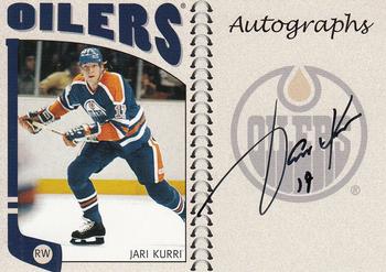 2004-05 In The Game Franchises Canadian - Autographs #A-JK Jari Kurri Front
