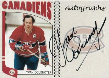 2004-05 In The Game Franchises Canadian - Autographs #A-YC Yvan Cournoyer Front