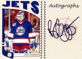 2004-05 In The Game Franchises Canadian - Autographs #A-BES Bob Essensa Front