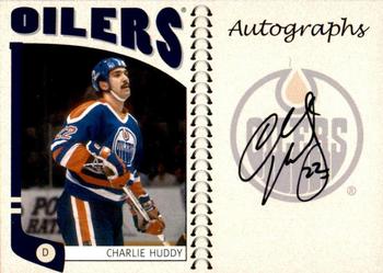 2004-05 In The Game Franchises Canadian - Autographs #A-CHU Charlie Huddy Front