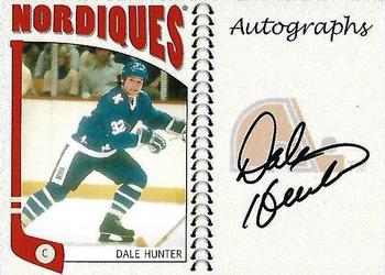 2004-05 In The Game Franchises Canadian - Autographs #A-DHU2 Dale Hunter Front