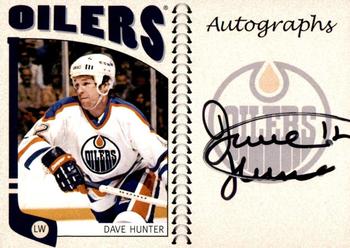 2004-05 In The Game Franchises Canadian - Autographs #A-DVH Dave Hunter Front