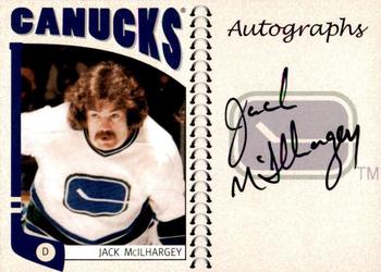 2004-05 In The Game Franchises Canadian - Autographs #A-JMI Jack McIlhargey Front