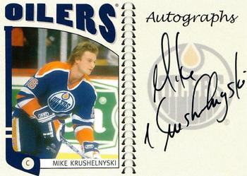 2004-05 In The Game Franchises Canadian - Autographs #A-MKR Mike Krushelnyski Front