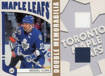 2004-05 In The Game Franchises Canadian - Double Memorabilia Gold #DM-11 Wendel Clark Front