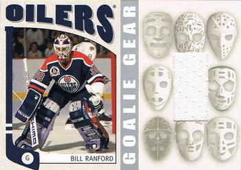 2004-05 In The Game Franchises Canadian - Goalie Gear #GG-09 Bill Ranford Front