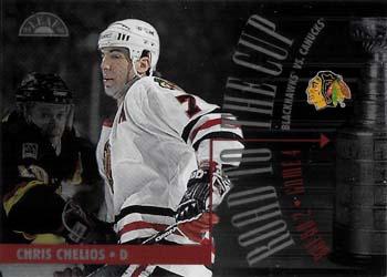 1995-96 Leaf - Road to the Cup #6 Chris Chelios Front