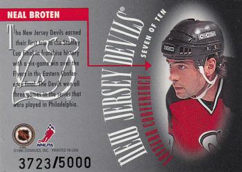 1995-96 Leaf - Road to the Cup #7 Neal Broten Back