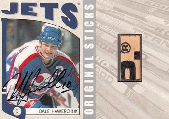 2004-05 In The Game Franchises Canadian - Original Sticks Autographs #OS12 Dale Hawerchuk Front
