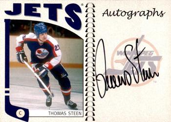 2004-05 In The Game Franchises Update - Autographs #A-TS Thomas Steen Front