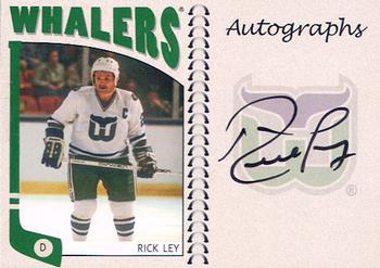 2004-05 In The Game Franchises Update - Autographs #A-RLY Rick Ley Front