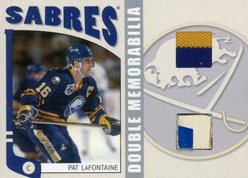 2004-05 In The Game Franchises Update - Double Memorabilia #UDM1 Pat Lafontaine Front