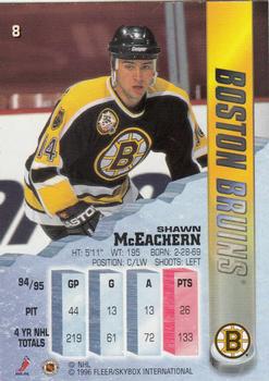 1995-96 Metal #8 Shawn McEachern Back