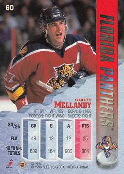 1995-96 Metal #60 Scott Mellanby Back