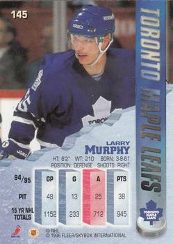 1995-96 Metal #145 Larry Murphy Back