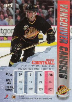 1995-96 Metal #150 Russ Courtnall Back