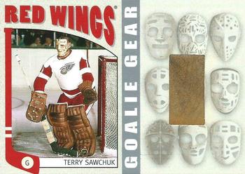 2004-05 In The Game Franchises Update - Goalie Gear #UGG2 Terry Sawchuk Front