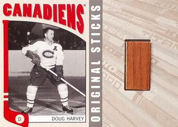 2004-05 In The Game Franchises Update - Original Sticks #UOS1 Doug Harvey Front
