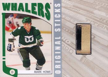 2004-05 In The Game Franchises Update - Original Sticks #UOS7 Mark Howe Front