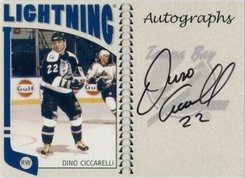 2004-05 In The Game Franchises US East - Autographs #A-DC1 Dino Ciccarelli Front