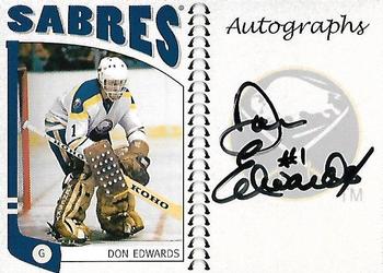 2004-05 In The Game Franchises US East - Autographs #A-DE Don Edwards Front