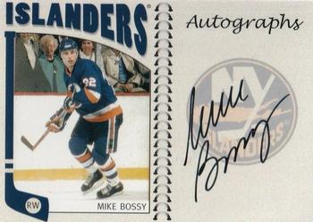 2004-05 In The Game Franchises US East - Autographs #A-MBO Mike Bossy Front