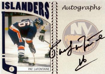 2004-05 In The Game Franchises US East - Autographs #A-PL2 Pat LaFontaine  Front