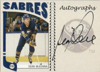 2004-05 In The Game Franchises US East - Autographs #A-SMK Sean McKenna Front