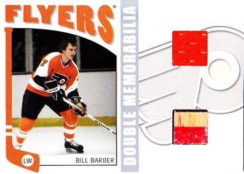 2004-05 In The Game Franchises US East - Double Memorabilia #EDM-15 Bill Barber Front