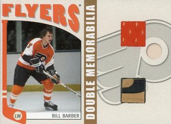 2004-05 In The Game Franchises US East - Double Memorabilia Gold #EDM-15 Bill Barber Front