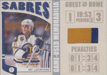 2004-05 In The Game Franchises US East - Game-Used Memorabilia #ESM-33 Pat LaFontaine Front