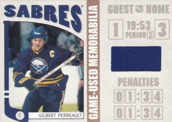 2004-05 In The Game Franchises US East - Game-Used Memorabilia Gold #ESM-09 Gilbert Perreault Front