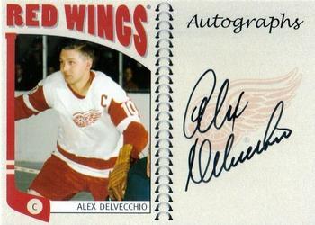 2004-05 In The Game Franchises US West - Autographs #A-AD Alex Delvecchio Front