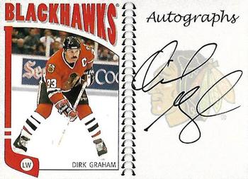 2004-05 In The Game Franchises US West - Autographs #A-DGH Dirk Graham Front
