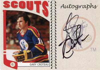 2004-05 In The Game Franchises US West - Autographs #A-GCR Gary Croteau Front