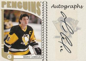 2004-05 In The Game Franchises US West - Autographs #A-MLE Mario Lemieux Front