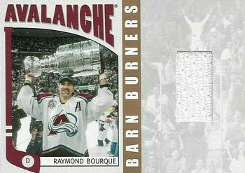 2004-05 In The Game Franchises US West - Barn Burners Gold #WBB-03 Ray Bourque Front