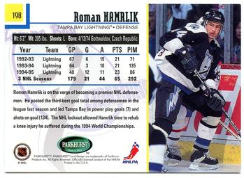 1995-96 Parkhurst International #198 Roman Hamrlik Back