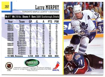 1995-96 Parkhurst International #207 Larry Murphy Back