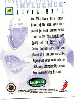  (CI) Pavel Bure Hockey Card 1995-96 Leaf (base) 135 Pavel Bure  : Collectibles & Fine Art