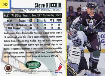 1995-96 Parkhurst International #272 Steve Rucchin Back