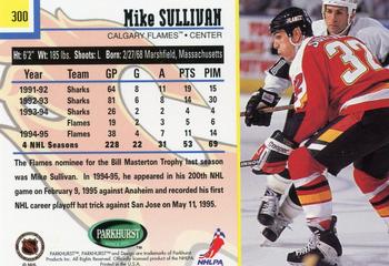1995-96 Parkhurst International #300 Mike Sullivan Back