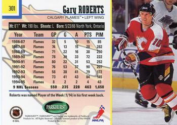 Gary Roberts - Flames #78 Topps 1995-96 Ice Hockey Trading Card