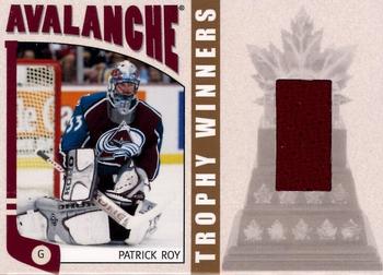 2004-05 In The Game Franchises US West - Trophy Winners Gold #WTW-08 Patrick Roy Front