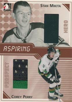 2004-05 In The Game Heroes and Prospects - Aspiring #ASP-14 Stan Mikita / Corey Perry Front