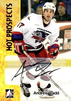 2004-05 In The Game Heroes and Prospects - Autographs #A-AL Andrew Ladd Front
