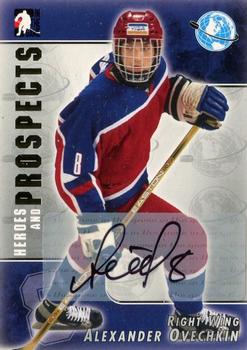 2004-05 In The Game Heroes and Prospects - Autographs #A-AO3 Alexander Ovechkin Front